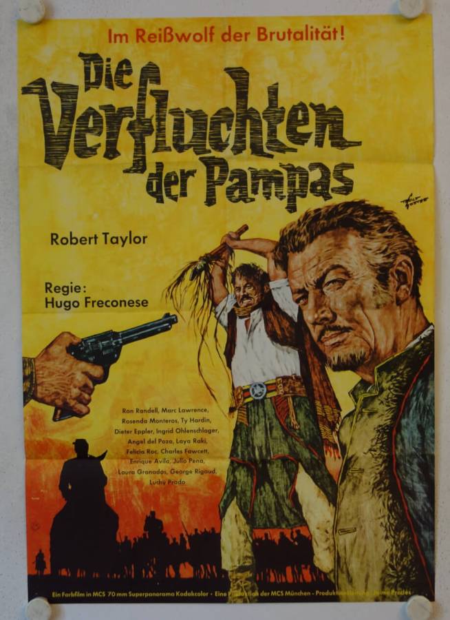 Die Verfluchten der Pampas originales deutsches Filmplakat